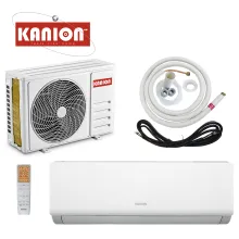 Airco, binnenunit, buitenunit, kables, afstandsbediening